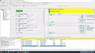 Programmazione PLC Omron in linguaggio SFC: esempio di una sequenza