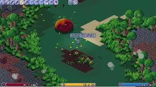 Isometria - Fighting against Blobby the boss blob!
