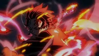 Tanjiro activates red blade | Hinokami Kagura Head Dance