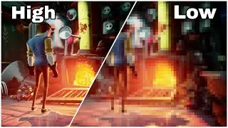 Hello Neighbor 2 Alpha 1 - PC 1080p 60fps Low. Vs. High. Vs. Ultra | Graphic Comparison