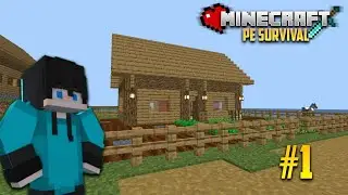 MINECRAFT PE🔥 Survival Series #1 in Hindi 1.21 | Made OP Survival Base & Iron Armor🤩 #minecraftpe