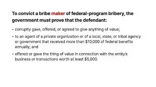 White-Collar Crime | Federal-Program Bribery, International Bribery and the FCPA | Lesson 14 of 34