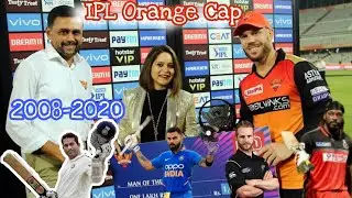 IPL Orange Cap winners list from 2008 to 2020