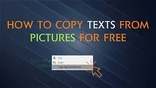 How to copy texts from pictures for free