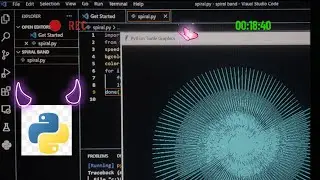 Create a Spiral Band 🪅 using Python GUI || python