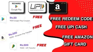 Free Redeem Code App | Free Upi Cash | Free Amazon Gift Card | Earning App 2024