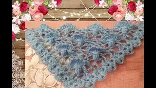 Оригинальный образец шали.МК подробный.The original shawl pattern.MK detailed.
