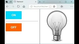 HTML, CSS (programming tutorial): Turn ON & OFF Light Bulb Project