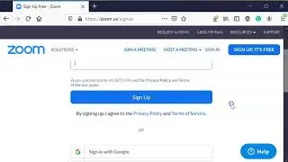 How to Sign up for A Zoom Basic Account