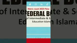 Federal board matric result 2023|10th result 2023, 9th class result 2023 Fbise 