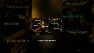 To Old Gpu: You have my Respects  Soldier! #gaming  #pcbuild#computer #rgb #meme #gpu #nvidia #amd