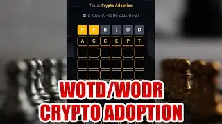 Новый WOTD WODL на Binance Crypto Adoption ОТВЕТЫ. КРИПТО КВИЗ WODL/WOTD на Бинанс