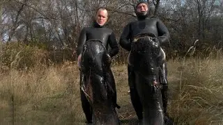 Подводная охота на СОМА - 2 (Spearfishing for catfish)