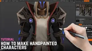 Creating Blizzard-Style Characters - Hand Painted Textures Character Tutorial