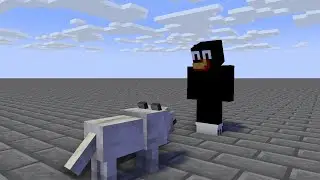 cartoon dog meet dog | Minecraft funny animation