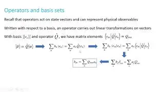 PHYS 390 Class 10: Bases and Dirac notation