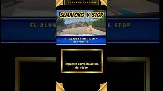 Semáforo y stop.