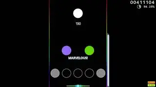 Playing 5k in osu!mania