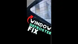 How to fix a broken defogger tab 