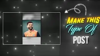 Community Post Editing Tutorial 🤍 || Cricket Post Editing 😇 || Virat Edit 2.0✨