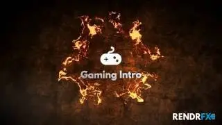 Fire Logo Reveal for Gaming Intros and Gaming Channels (Intro Maker)