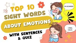 Top 10 Sight Words about Emotions