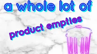 A whole lot of empties!!!