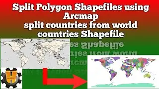 Splitting a World Countries Shapefile to Individual Countries in single click with ArcGIS
