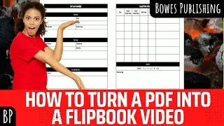 How To Turn A PDF Into A Flipbook Video With Page Turning Effect