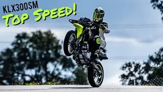 2022 Kawasaki KLX300SM Top Speed + Wheelies
