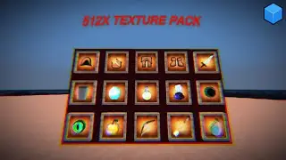 Minecraft with a 512x512 texture pack