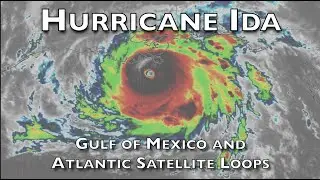 Hurricane Ida Satellite Loops