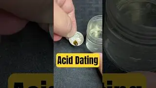 Acid Dating 100 Year Old Buffalo Nickel #youtubeshorts #nickel #buffalo #coin