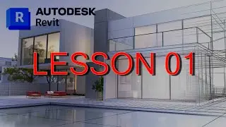 Autodesk Revit Architecture Tutorial - Lesson 01 - Explained Revit user interface.