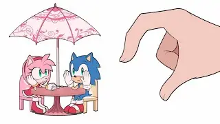 FINGER HEART CHIBI SONIC