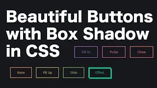 Button with HTML and CSS : Create Stylish Buttons with Box Shadow in CSS