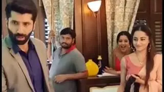 Nazar Actors Pia Mohana and Munna Fun On Sets