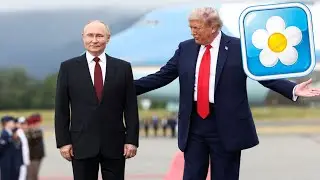 Путин и Трамп встречаются на Аляске под тему погони из Смешариков