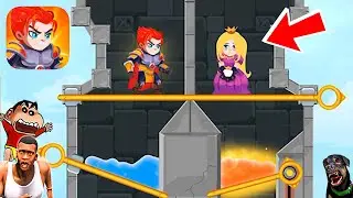SHINCHAN NOOB VS PRO VS HACKER IN RESCUE HERO with franklin & chop | Dream Squad Op