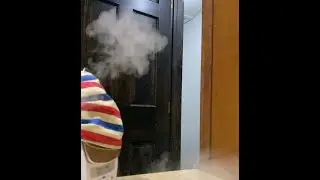 Where does your breath go when wearing a mask?