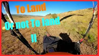 To land or not to land part II