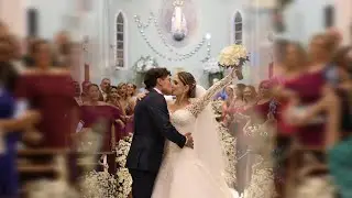 Entrada da noiva que vale   Janaina e Lindomar Reitoria Nossa Senhora das Graças Sallut 16x9