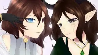 |OC SPEEDPAINT| Cassiel and Lux