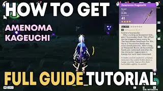 how to get inazuma sword Amenoma Genshin impact