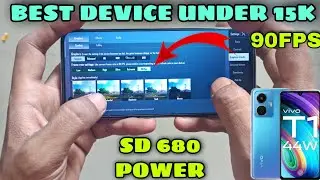 Vivo T1 Pro Pubg test😱 | Vivo t1 44w bgmi test | Vivo t1 90 fps unlock | iqoo z6 44w bgmi  @YouTube