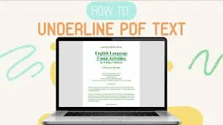 How to Underline Text in PDF Documents?