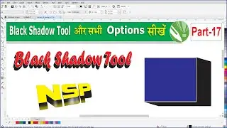 How to use Block Shadow tool in CorelDraw Tutorial || CorelDraw Block Shadow Tool Hindi