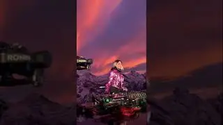 Slovenian selector Brina Knauss playing a stunning panorama set in the Swiss Alps. 🌄