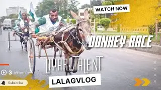 Donkey Race Karachi | Donkey race Pakistan #Donkeyrace #karachi #liyari #donkeyking @lalagvlog110