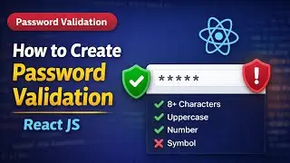 #3 How to create Password Validation React Js - [ Code With Googler ]